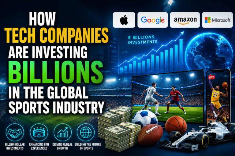 How Tech Companies Are Investing Billions in the Global Sports Industry (2026 Guide)