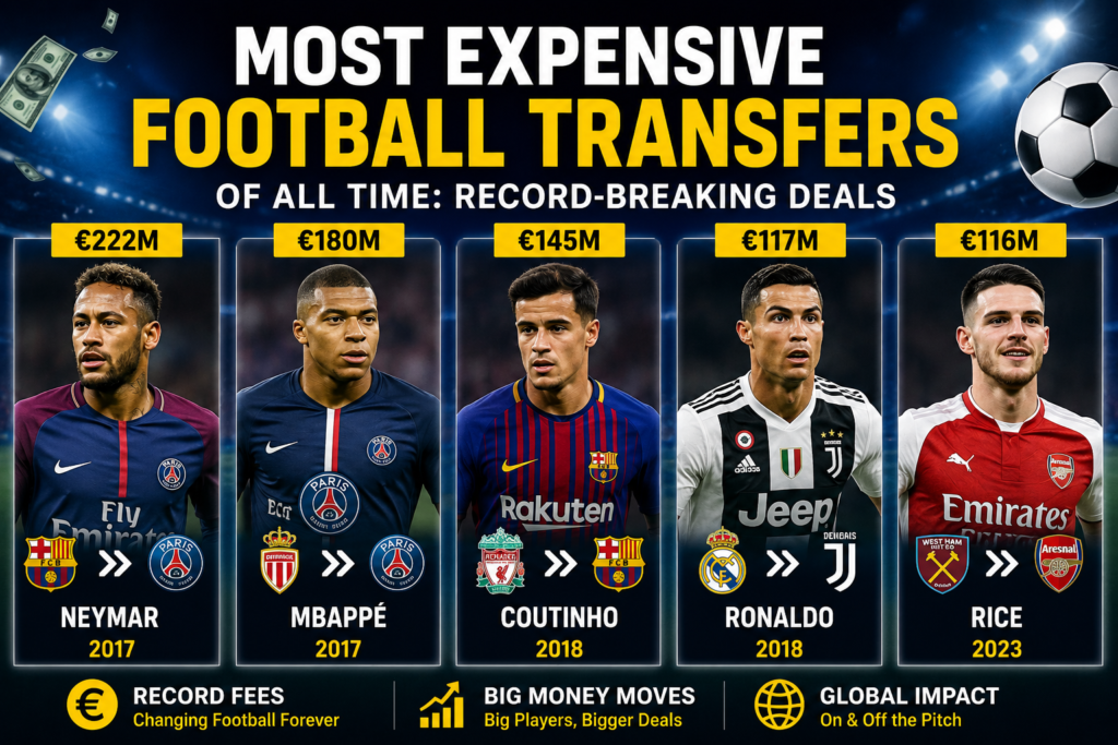 Most Expensive Football Transfers of All Time: Record-Breaking Deals