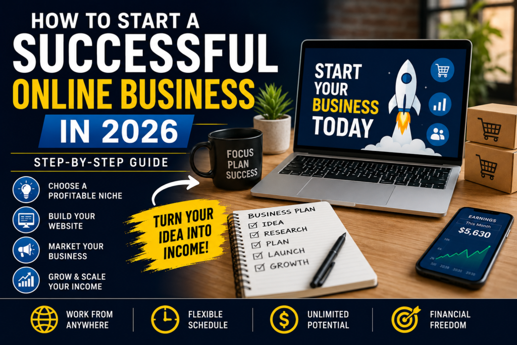 How to Start a Successful Online Business in 2026: Step-by-Step Guide