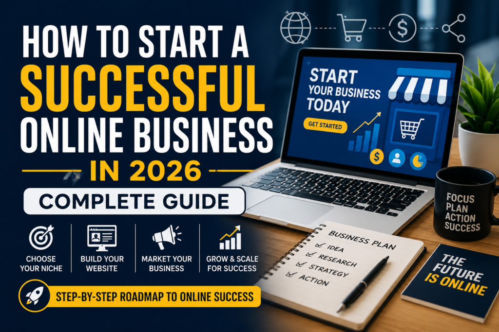 How to Start a Successful Online Business in 2026: Complete Guide