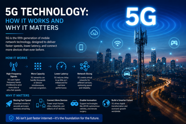 5G Technology: How It Works and Why It Matters
