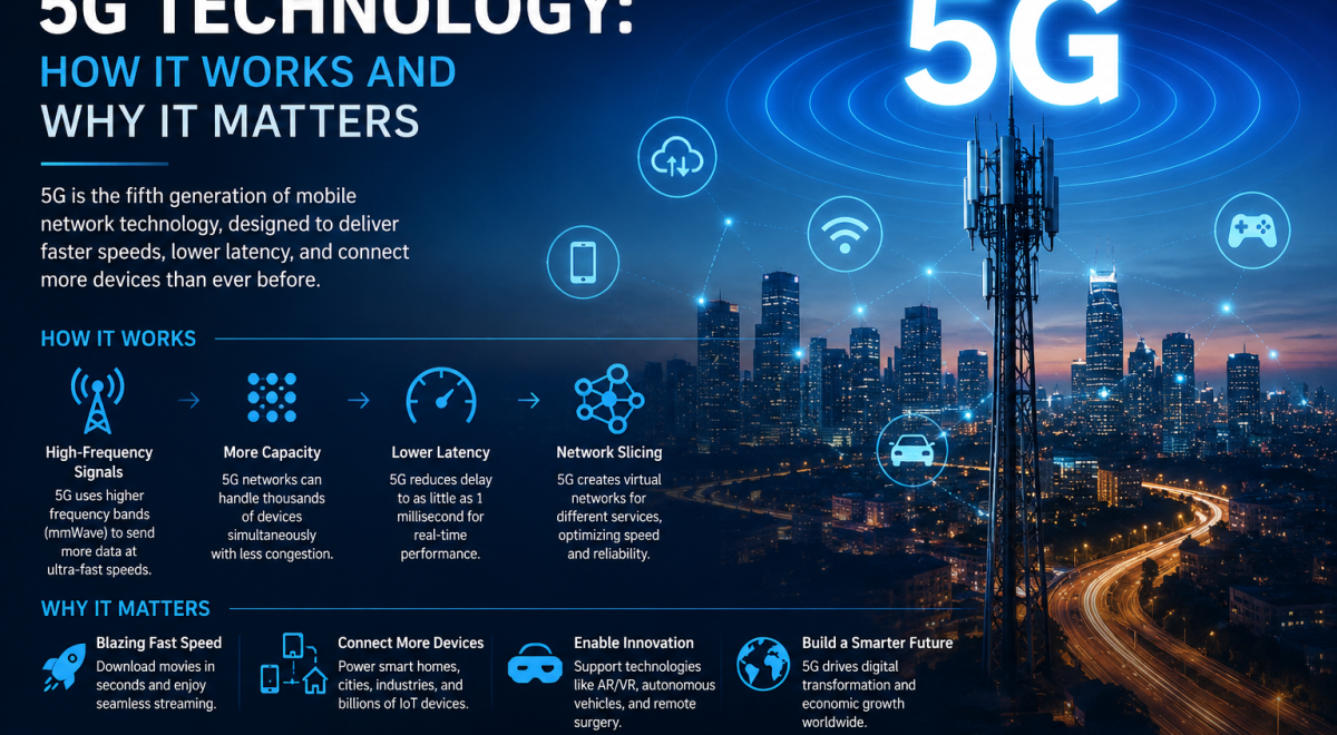 5G Technology: How It Works and Why It Matters