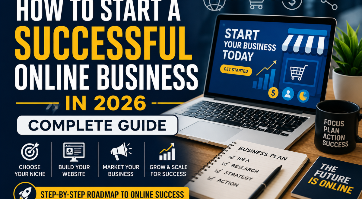 How to Start a Successful Online Business in 2026: Complete Guide